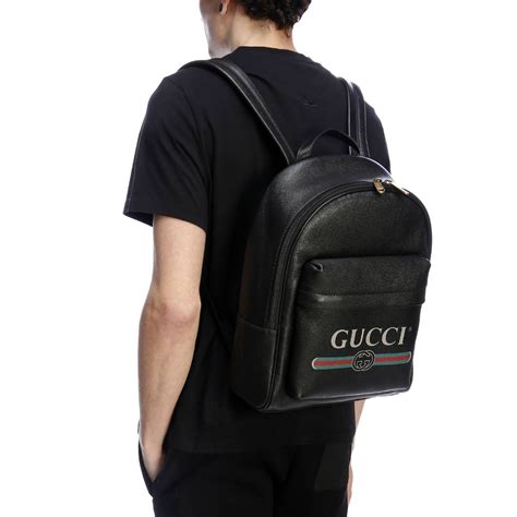 zaino in pelle gucci